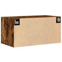 vidaXL Wandschrank Räuchereiche 80x42,5x40 cm Holzwerkstoff