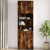 vidaXL Wandschrank R&auml;uchereiche 80x42,5x64 cm Holzwerkstoff