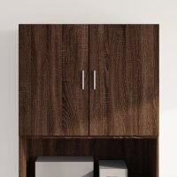 vidaXL Wandschrank Braun Eichen-Optik 80x42,5x64 cm Holzwerkstoff