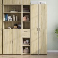 vidaXL Highboard Sonoma-Eiche 30x42,5x185 cm Holzwerkstoff