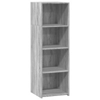 vidaXL Highboard Grau Sonoma 40x41x124 cm Holzwerkstoff