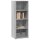 vidaXL Highboard Grau Sonoma 45x41x124 cm Holzwerkstoff