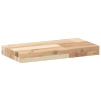 vidaXL Schweberegal 60x20x4 cm Massivholz Akazie Unbehandelt