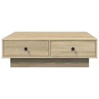 vidaXL Couchtisch Sonoma-Eiche 90x90x28 cm Holzwerkstoff