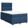 vidaXL Boxspringbett mit Matratze Blau 120x200 cm Stoff