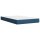 vidaXL Boxspringbett mit Matratze Blau 120x200 cm Stoff