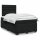 vidaXL Boxspringbett mit Matratze Schwarz 120x190 cm Samt