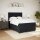 vidaXL Boxspringbett mit Matratze Schwarz 140x190 cm Samt