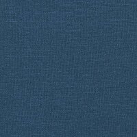 vidaXL Bettgestell Blau 90x190 cm Stoff