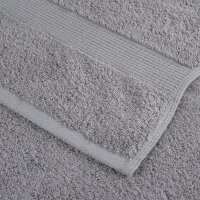 vidaXL Premium-Badet&uuml;cher 2 Stk Grau 100x150cm 600 g/m&sup2; 100% Baumwolle