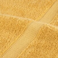 vidaXL Premium-Seift&uuml;cher 10 Stk. Gold 30x30 cm 600 g/m&sup2; Baumwolle