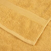 vidaXL Premium-Badet&uuml;cher 10 Stk. Golden 100x150 cm 600 g/m&sup2; Baumwolle