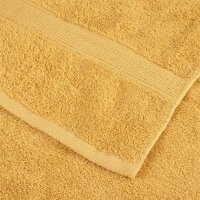 vidaXL Premium-Handt&uuml;cher 4 Stk. Golden 100x200 cm 600 g/m&sup2; Baumwolle