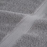 vidaXL Premium-Badet&uuml;cher 10 Stk Grau 100x150cm 600g/m&sup2; 100% Baumwolle