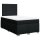 vidaXL Boxspringbett mit Matratze Schwarz 120x190 cm Stoff