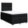 vidaXL Boxspringbett mit Matratze Schwarz 120x190 cm Stoff