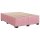 vidaXL Boxspringbett mit Matratze Rosa 160x200 cm Samt