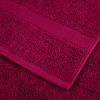 vidaXL Premium-Handt&uuml;cher 2 Stk. Bordeaux 50x100 cm 600 g/m&sup2; Baumwolle