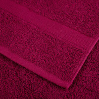 vidaXL Premium-Badet&uuml;cher 4 Stk. Bordeaux 100x150 cm 600g/m&sup2; Baumwolle