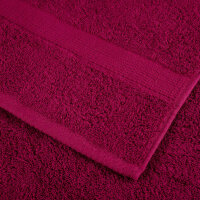 vidaXL Premium-Handt&uuml;cher 10 Stk. Bordeaux 100x200cm 600g/m&sup2; Baumwolle