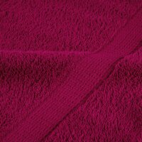 vidaXL Premium-Handt&uuml;cher 10 Stk. Bordeaux 100x200cm 600g/m&sup2; Baumwolle