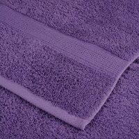 vidaXL Premium-Handt&uuml;cher 2 Stk. Lila 50x100cm 600 g/m&sup2; 100% Baumwolle