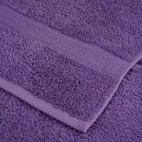 vidaXL Premium-Handt&uuml;cher 4 Stk Lila 100x200cm 600 g/m&sup2; 100% Baumwolle