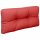 vidaXL Palettenkissen Rot 70x40x12 cm Stoff