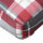 vidaXL Palettenkissen Rot Karomuster 120x40x12 cm Stoff