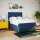 vidaXL Boxspringbett mit Matratze Blau 140x200 cm Stoff