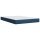 vidaXL Boxspringbett mit Matratze Blau 140x200 cm Stoff