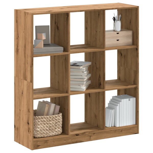 vidaXL B&uuml;cherregal Artisan-Eiche 102x32x108 cm Holzwerkstoff