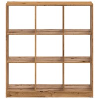 vidaXL B&uuml;cherregal Artisan-Eiche 102x32x108 cm Holzwerkstoff