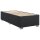 vidaXL Boxspringbett mit Matratze Schwarz 80x200 cm Kunstleder