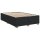 vidaXL Boxspringbett mit Matratze Schwarz 160x200 cm Kunstleder