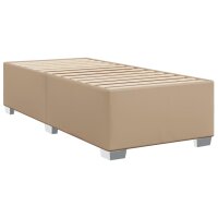 vidaXL Bettgestell Cappuccino-Braun 90x200 cm Kunstleder