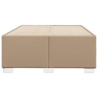 vidaXL Bettgestell Cappuccino-Braun 120x200 cm Kunstleder