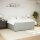 vidaXL Boxspringbett mit Matratze Hellgrau 200x200 cm Samt