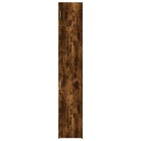 vidaXL Hochschrank Schmal R&auml;uchereiche 40x42,5x225 cm Holzwerkstoff