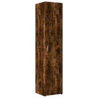 vidaXL Hochschrank Schmal R&auml;uchereiche 40x42,5x225 cm Holzwerkstoff