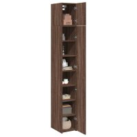 vidaXL Hochschrank Schmal Eichen-Optik 30x42,5x225 cm Holzwerkstoff