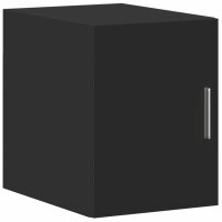 vidaXL Hochschrank Schmal Schwarz 30x42,5x225 cm Holzwerkstoff