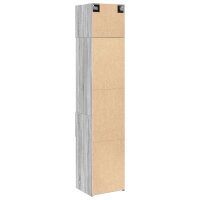 vidaXL Hochschrank Schmal Grau Sonoma 45x42,5x225 cm Holzwerkstoff