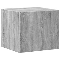 vidaXL Hochschrank Schmal Grau Sonoma 45x42,5x225 cm Holzwerkstoff