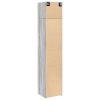 vidaXL Hochschrank Schmal Grau Sonoma 45x42,5x225 cm Holzwerkstoff