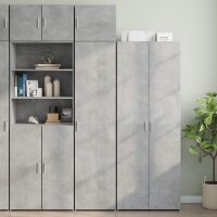 vidaXL Hochschrank Schmal Betongrau 45x42,5x225 cm...