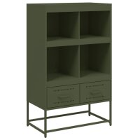 vidaXL Highboard Olivgrün 68,5x39x111,5 cm...