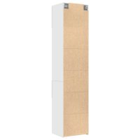 vidaXL Lagerschrank Schlank Wei&szlig; 50x42,5x225 cm Holzwerkstoff