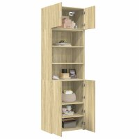 vidaXL Hochschrank Sonoma-Eiche 70x42,5x225 cm Holzwerkstoff