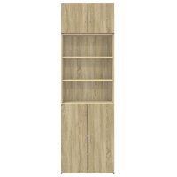 vidaXL Hochschrank Sonoma-Eiche 70x42,5x225 cm Holzwerkstoff